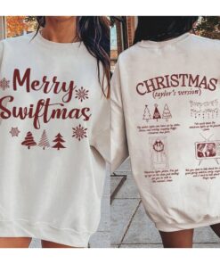 Merry Swiftmas Sweater, TS Sweatshirt, Taylor's Version Merch, Swift Xmas, Gift for Swifty, Ugly Christmas Sweater, Xmas Swift T-Shirt, 1989