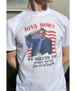Diva Down TShirt, Diva Down Thank You For Your Service George Santos Tee